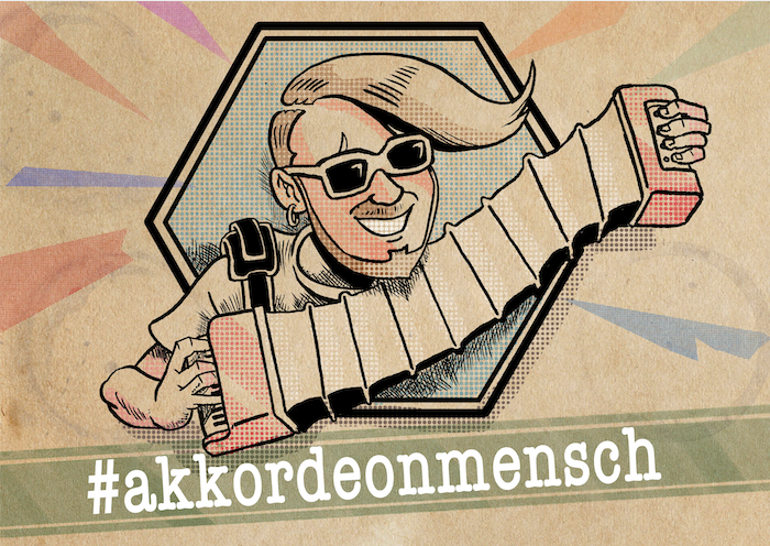 Akkordeonmensch